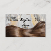 Salon des cheveux Carte de visite standard (Dos)