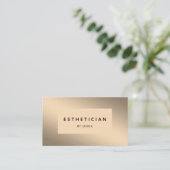 Salon d'or moderne Carte de visite Visitenkarte (Debout devant)