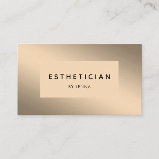 Salon d'or moderne Carte de visite Visitenkarte (Devant)