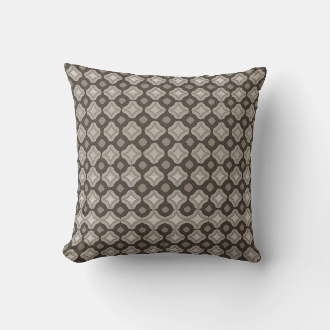Salon Drab Throw Pillow Kussen (Voorkant)