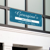 Salon En Spa Aangepaste Bewerking Banner (Buitenkant Gebouw)