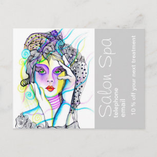 Salon en Spa Adverteren Briefkaart