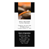 Salon en Spa Rack Kaart (Achterkant)