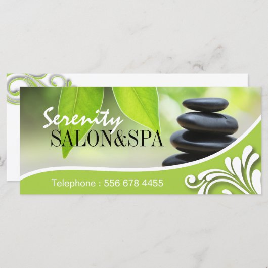 SALON- EN SPA-VERKLARING (Voorkant / Achterkant)