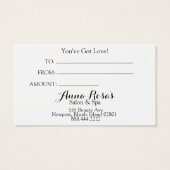 *~* Salon et événement Spa Feminine Chic Artiste (Dos)