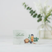 salon et spa élégant carte de visite de luxe (Debout devant)