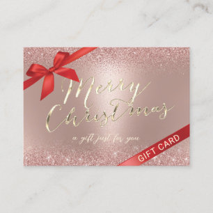 Salon et Spa Rose Gold Certificats cadeaux de Noël