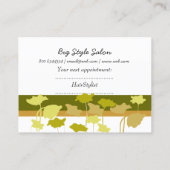 Salon étrange de vert de rendez-vous de rangée    (Dos)