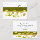 Salon étrange de vert de rendez-vous de rangée    (Devant / Derrière)