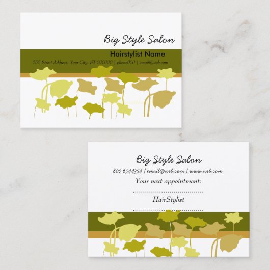 Salon étrange de vert de rendez-vous de rangée    (Devant / Derrière)