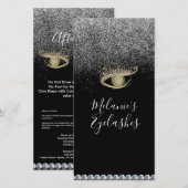 Salon Eyelash Business Après Les Cartes De Soins (Devant / Derrière)