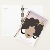 Salon Femme Cheveux Brown Faux Gold Parties scinti (Devant avec enveloppe)