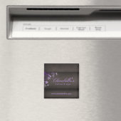 Salon Frigo Magnet Spa Papillon pourpre (In Situ (Lave-vaisselle))