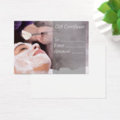 Salon Gift Certificate Voucher Coupon Visitekaartje (Bureau)