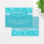 Salon Gift Kaart Certificate Spa Blue Damask (Bureau)