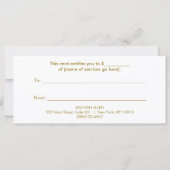 Salon Gold Sequin Lipstick Cadeaubon (Achterkant)