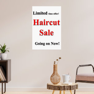 Salon Kapperszaak Poster Flawless Limited Kapsel