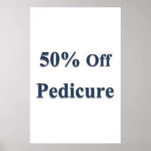 Salon Kapperszaak Posters 50% Off Voetverzorging