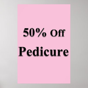 Salon Kapperszaak Posters 50% Off Voetverzorging R
