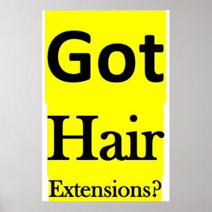 Salon Kapperszaak Posters Haar Extensions?