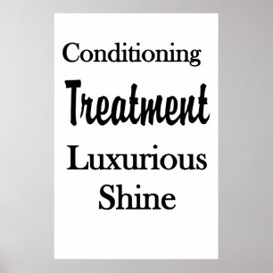 Salon Kapperszaak Posters Haarconditioning Glans