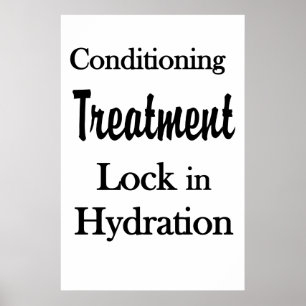 Salon Kapperszaak Posters Haarconditioning Hydrate
