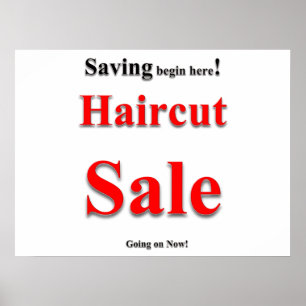 Salon Kapperszaak Posters Haarstyling Sale!