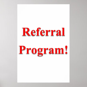 Salon Kapperszaak Posters Referral Programma