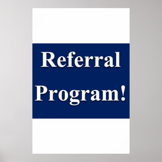Salon Kapperszaak Posters Referral Programma (Voorkant)
