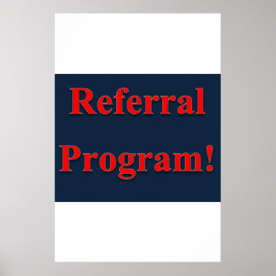 Salon Kapperszaak Posters Referral Programma