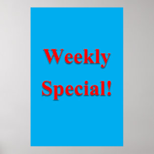 Salon Kapperszaak Posters Wekelijkse Aanbieding