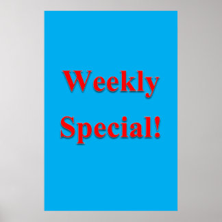 Salon Kapperszaak Posters Wekelijkse Aanbieding