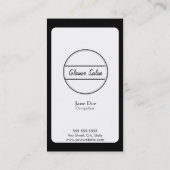 Salon Loyalty Carte de visite (Dos)