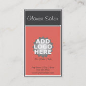 Salon Loyalty Visitekaartje Stamp Card (Achterkant)