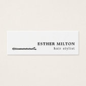 Salon minimaliste Cool noir blanc poil (Devant)