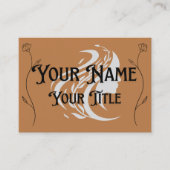 Salon minimaliste élégant Carte de visite (Devant)