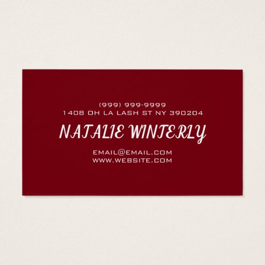 Salon Moderne De Belles Extensions Lash (Dos)