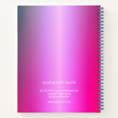 Salon Nails moderne élégant livre de rendez-vous r (Dos)