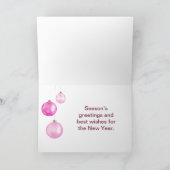 Salon ou carte de Noël/Vacances spa (Intérieur)