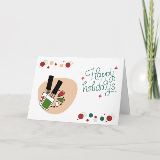 Salon ou carte de Noël/Vacances spa (Devant)