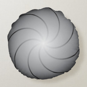 Salon portait coussin en spirale cool