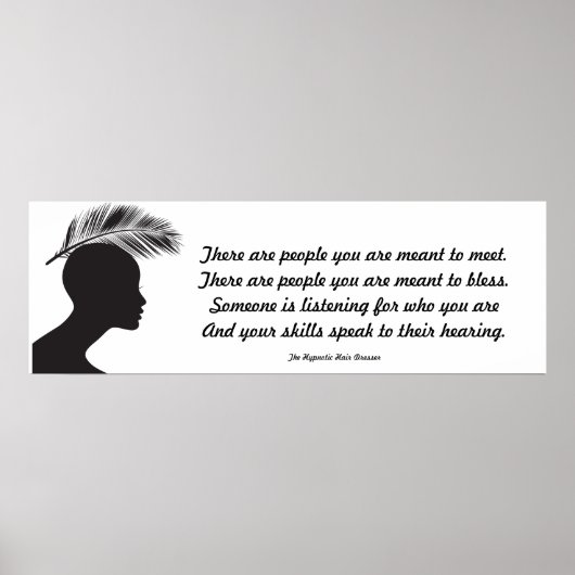 Salon Poster Motivatie (Voorkant)