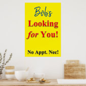 Salon Posters Barbershop Vous Cherchant (Cuisine)