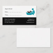 Salon pour animaux de compagnie Grooming Cartes de (Devant / Derrière)