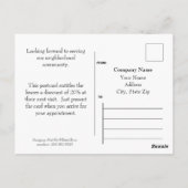 Salon Professional Adverteren Briefkaart - HAMbyWG (Achterkant)