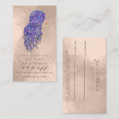 Salon Reference Kaart Pearl Makeup Lash Hairdresse (Voorkant / Achterkant)