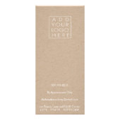 Salon spa Beauticier Menu Designer Tarifs (Dos)