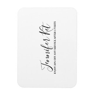 Salon spa-bedrijfsaanbieding website bezoeken een magneet