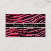 Salon/Spa/Diva Beauté Cartes de visite (Dos)