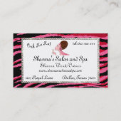 Salon/Spa/Diva Beauté Cartes de visite (Devant)